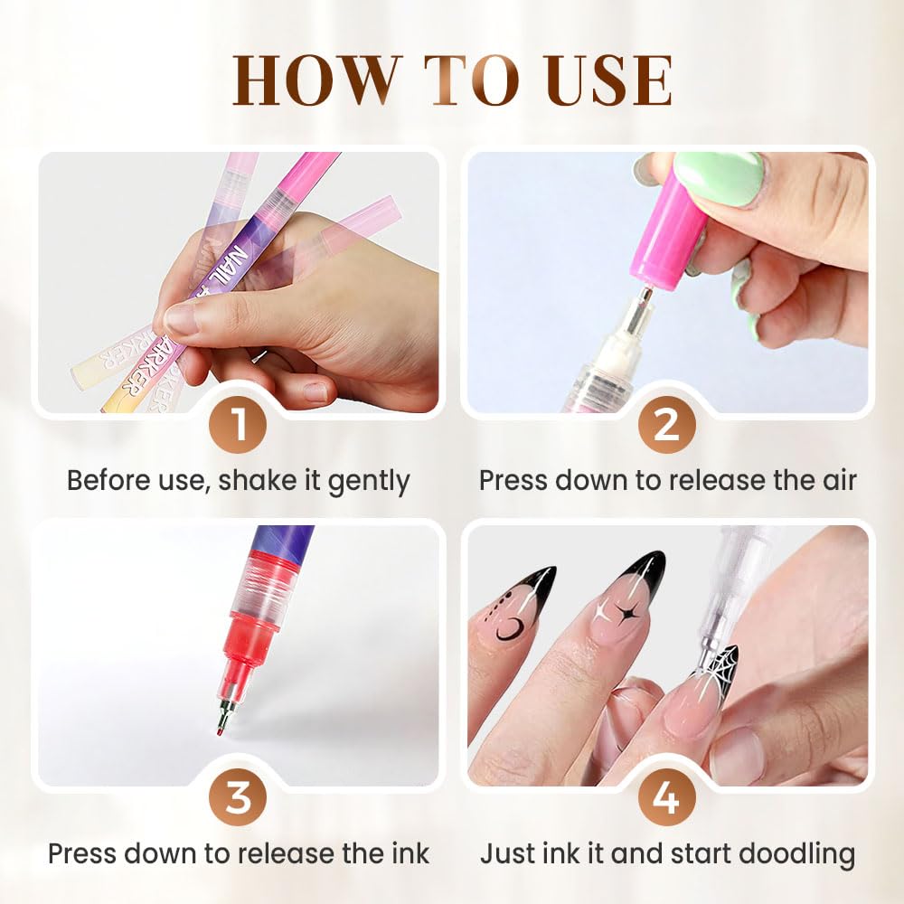 Acrylic Nail 3D Art Pen Set™