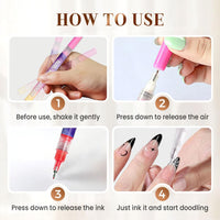 Acrylic Nail 3D Art Pen Set™