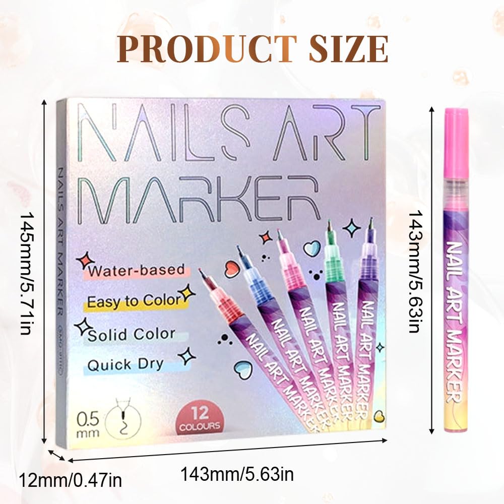 Acrylic Nail 3D Art Pen Set™