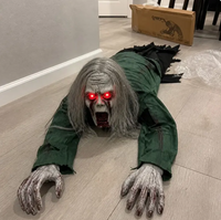 Crawling Zombie Halloween Animatronic